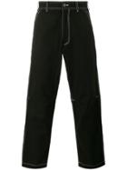Comme Des Garçons Shirt Contrast Stitch Trousers - Black