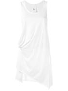 Lost & Found Rooms Cut-out Draped Tank Top, Women's, Size: Medium, White, Cotton