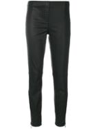 Luisa Cerano Ankle Zip Trousers - Black