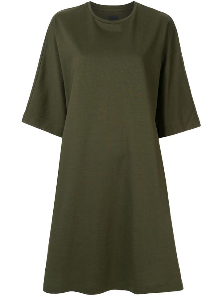 Juun.j Synthesize Oversized T-shirt Dress - Green