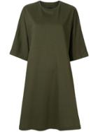 Juun.j Synthesize Oversized T-shirt Dress - Green