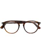 Persol Round Eyeglasses - Brown