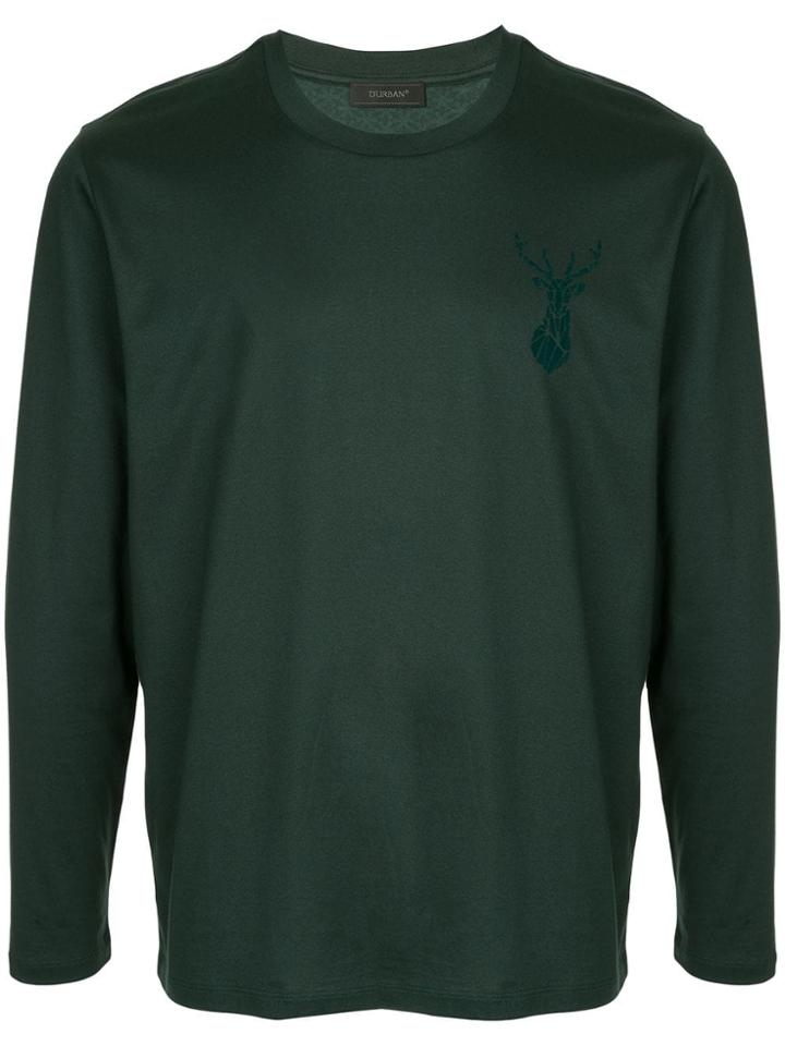 D'urban Embroidered Detail Jumper - Green