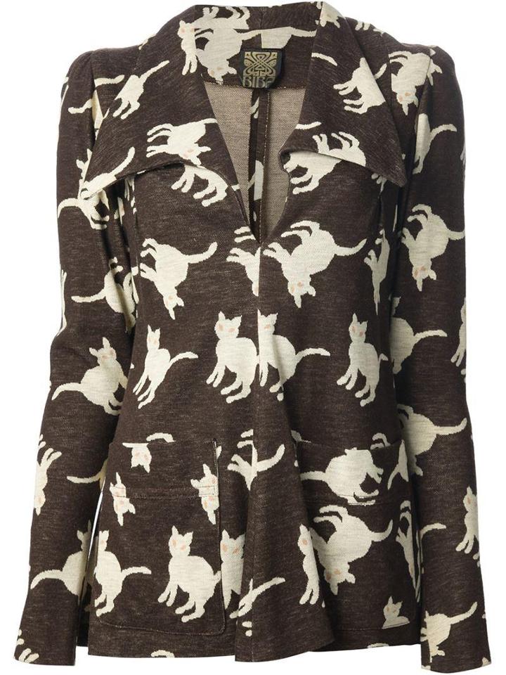 Biba Cat Print Trouser Suit