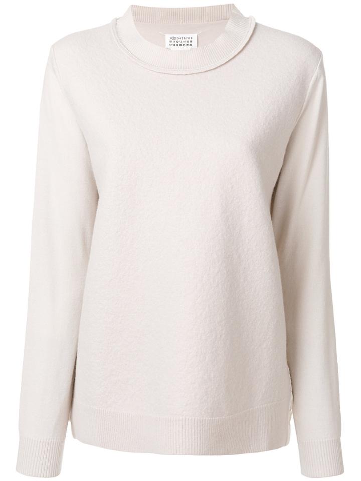 Maison Margiela Textured Sweatshirt - Nude & Neutrals