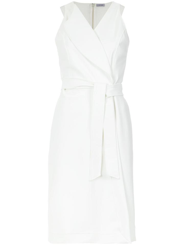 Tufi Duek Belted Midi Dress - White