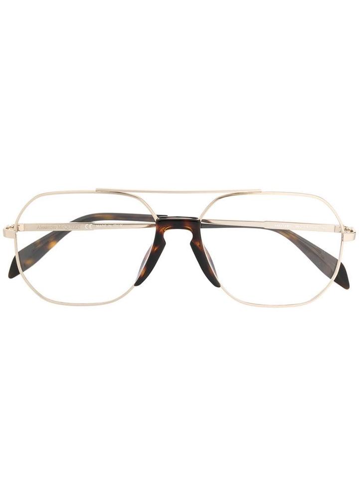 Alexander Mcqueen Eyewear - Brown