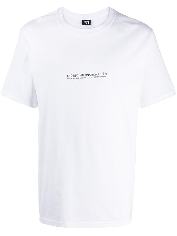 Stussy Printed Logo T-shirt - White