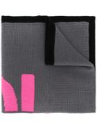 Fendi Logo Knit Scarf - Pink