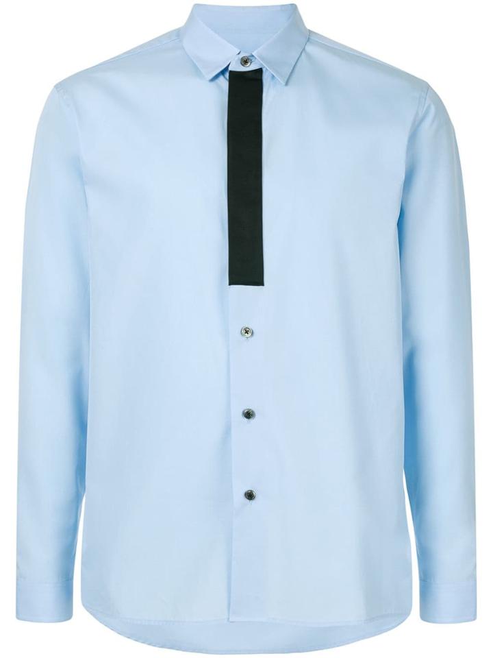Knott Men Contrast Shirt - Blue