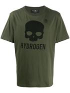 Hydrogen Skull Logo T-shirt - Green