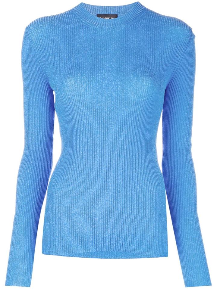 Calvin Klein Ribbed Jumper - Blue