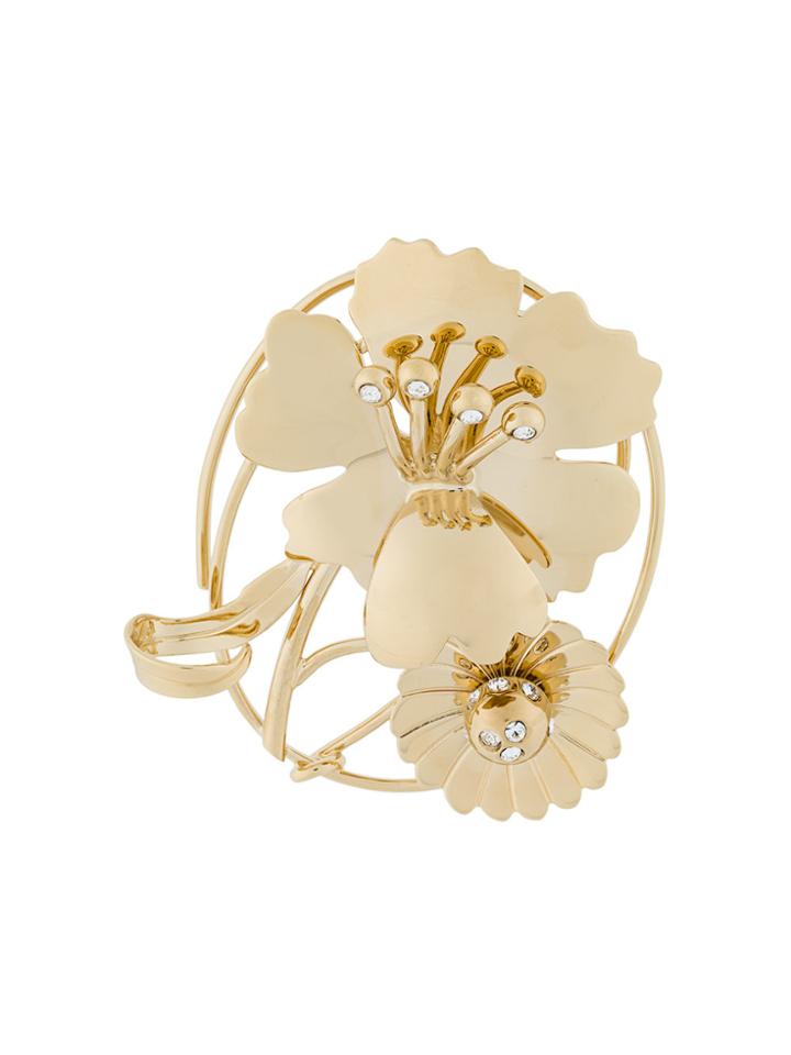 Jw Anderson Floral Earpiece - Metallic