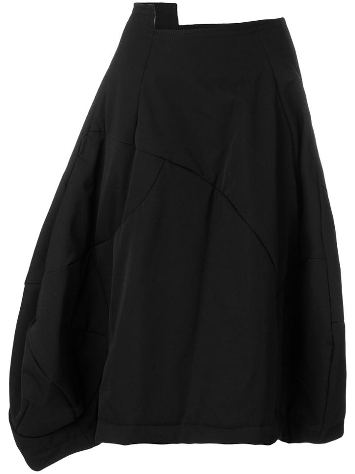 Comme Des Garçons Structured Asymmetric Skirt - Black