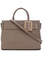 Bally - Belted Tote Bag - Women - Calf Leather - One Size, Brown, Calf Leather