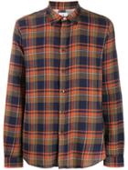 Ps Paul Smith Checked Shirt - Orange