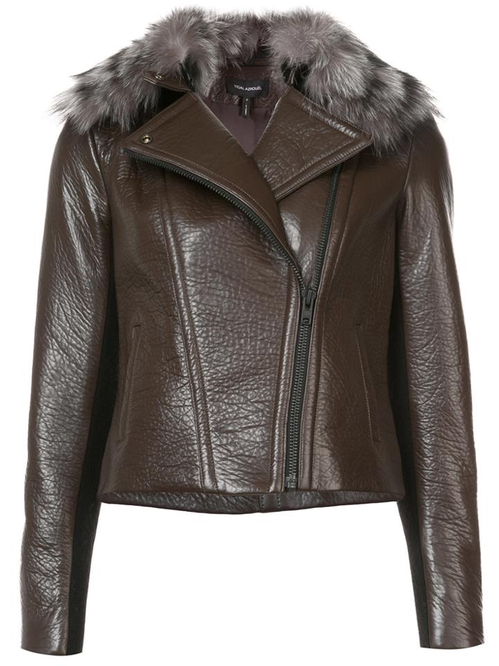 Yigal Azrouel Faux Fur-trim Jacket - Multicolour