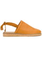 Humanoid Sling-back Closed Sandals - Yellow & Orange