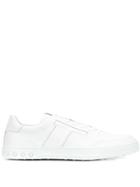 Tod's Lace-up Side Monogram Sneakers - White