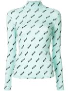 Ground Zero Full Printed Sporty Top - Green