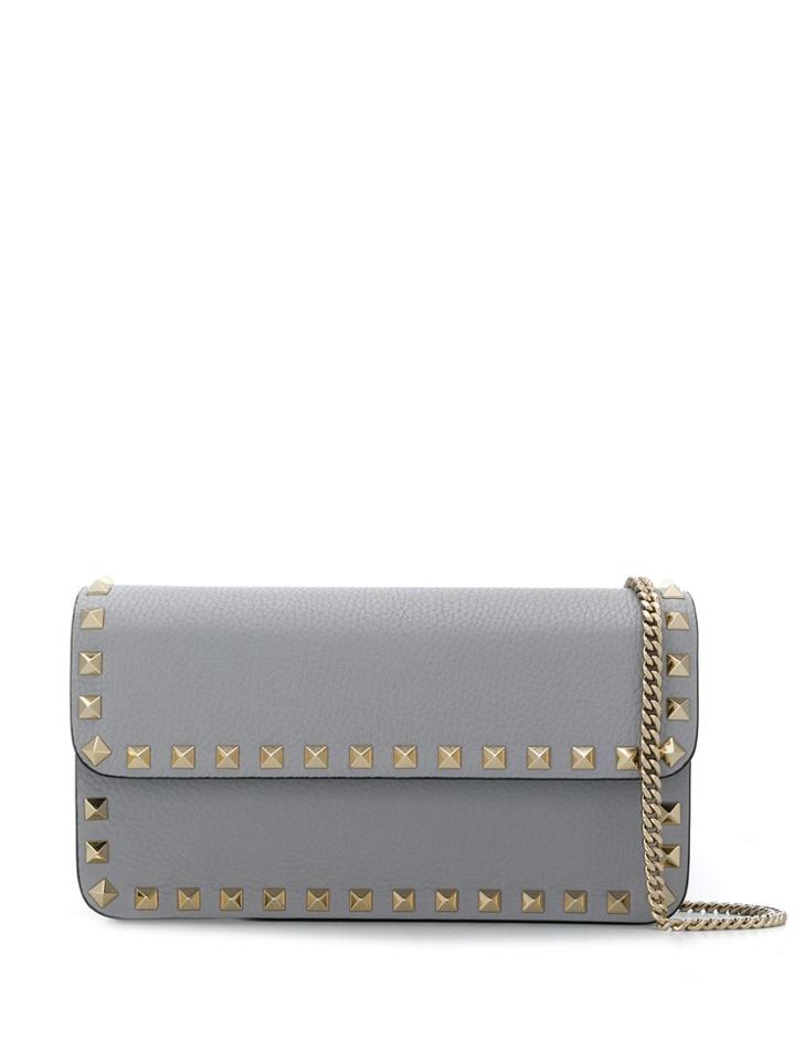Valentino Valentino Garavani Rockstud Chain Pouch - Grey