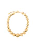 Yves Saint Laurent Vintage Large Beaded Necklace - Metallic