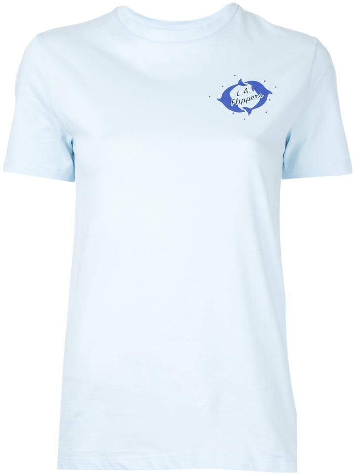 Être Cécile - Printed T-shirt - Women - Cotton - S, Blue, Cotton