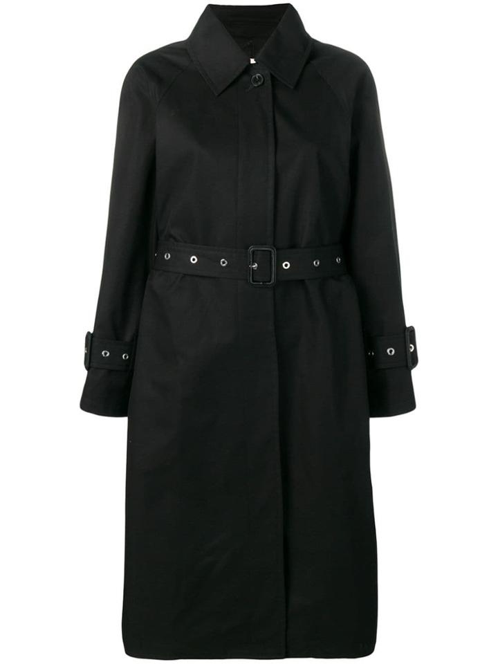 Mackintosh Belted Trench Coats - Black