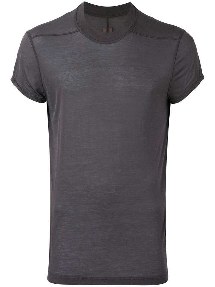 Rick Owens Drkshdw Short Sleeve T-shirt, Men's, Size: Xl, Grey, Viscose