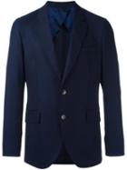 Hackett Two Button Blazer, Men's, Size: 38, Blue, Cupro/wool