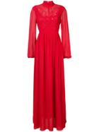Giambattista Valli Longsleeved Flared Gown