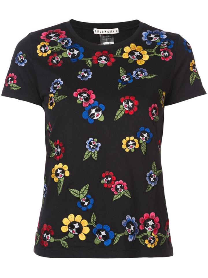 Alice+olivia Rylyn T-shirt - Black