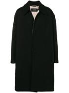 Raf Simons Oversized Button Coat - Black
