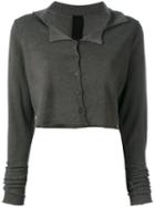Rundholz Black Label - Cropped Cardigan - Women - Cotton - L, Women's, Green, Cotton