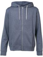 A.p.c. - Zip Hoodie - Men - Cotton/acrylic/polyester/viscose - L, Blue, Cotton/acrylic/polyester/viscose