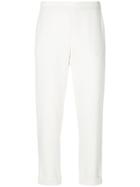 P.a.r.o.s.h. Cropped Straight Trousers - Nude & Neutrals