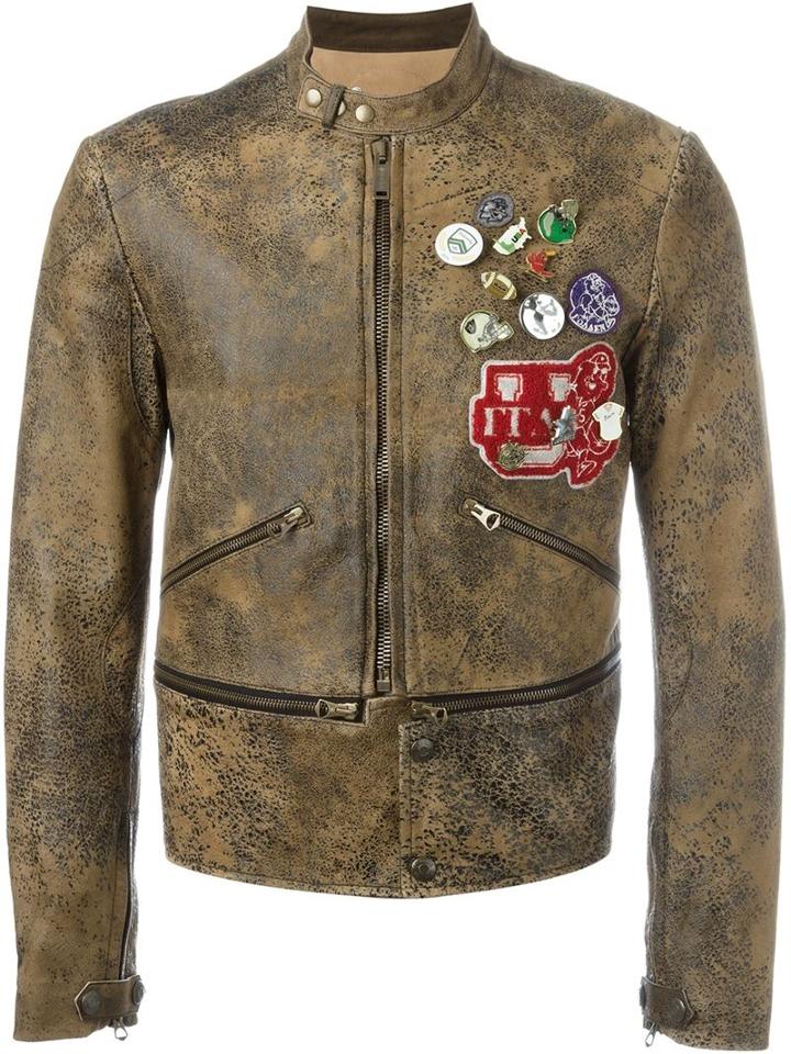 Golden Goose Deluxe Brand Pin Detail Jacket