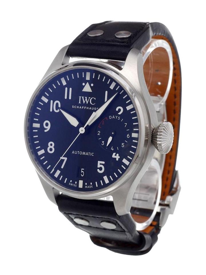 Iwc 'big Pilot's' Analog Watch, Men's, Stainless Steel