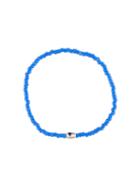 Luis Morais 14kt White Gold Mini Palm Tree Barrel Bracelet, Adult Unisex, Blue