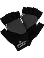 Supreme Checkered Fingerless Gloves - Black