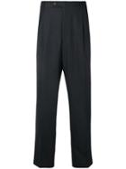 Burberry Vintage 2000 Straight-leg Trousers - Grey