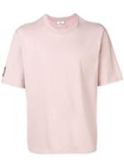 Ami Alexandre Mattiussi Crewneck Tee With 9 Patch - Pink