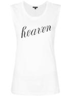 Ann Demeulemeester Heaven Print Vest Top - White