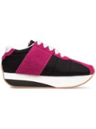 Marni Colour Block Platform Sneakers - Black