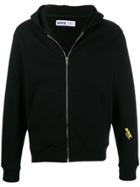 Affix Contrast Logo Bomber Jacket - Black