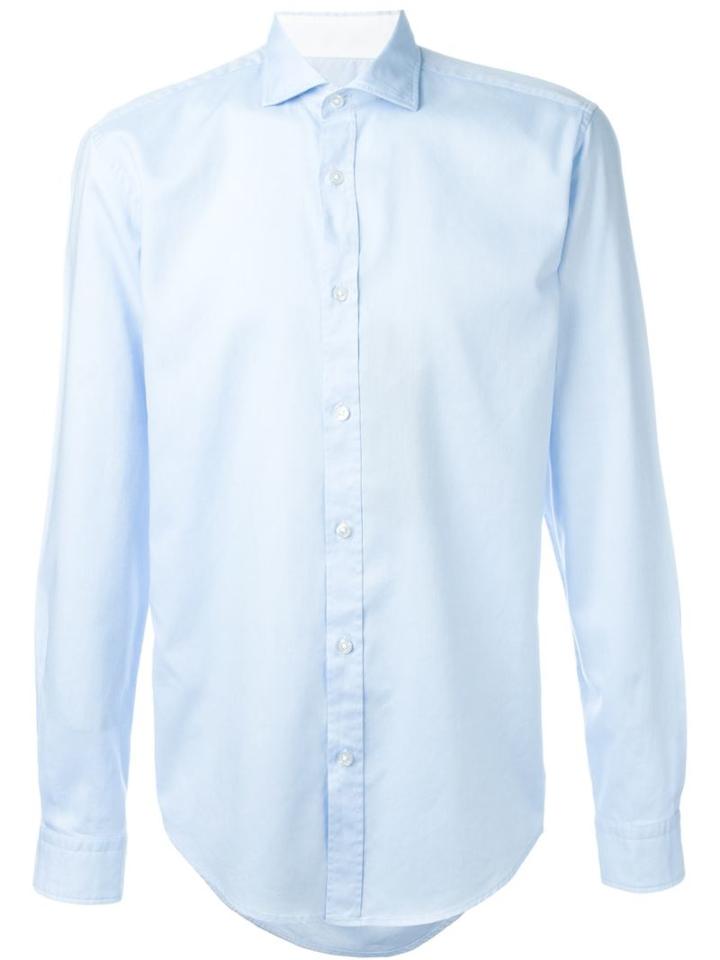 Hugo Hugo Boss Slim Fit Shirt, Men's, Size: Xxl, Blue, Cotton