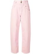 Alberta Ferretti High-waisted Trousers - Pink