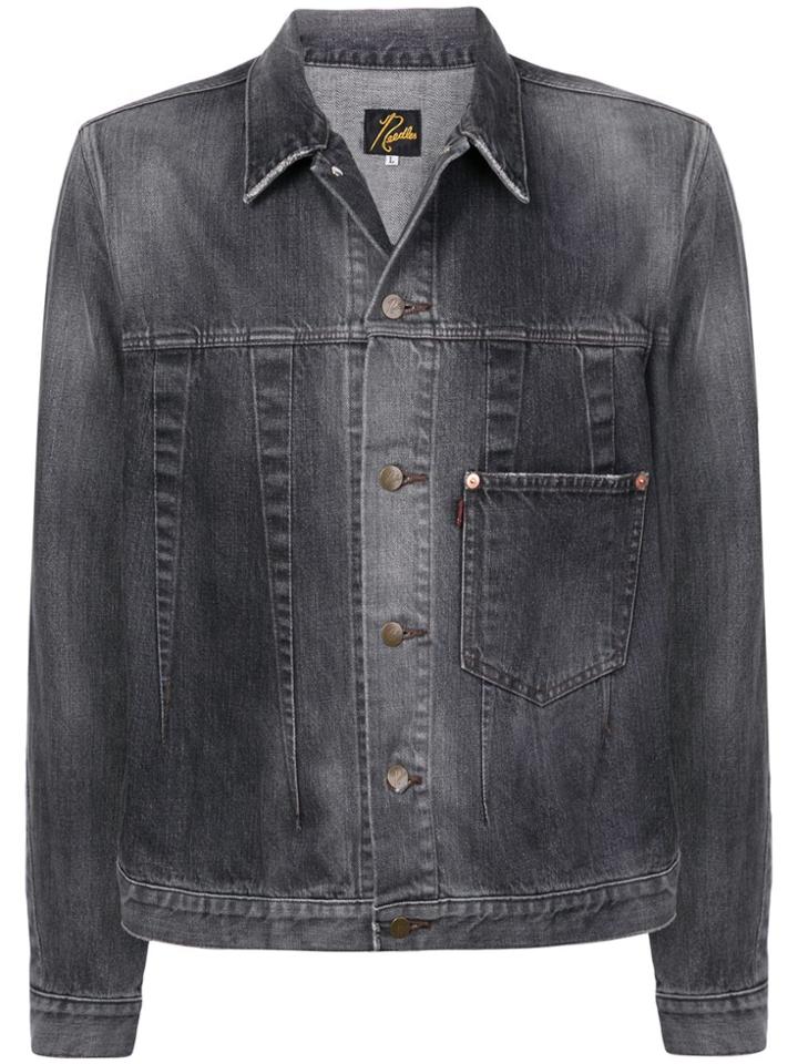 Needles Short Buttoned Jacket - Black