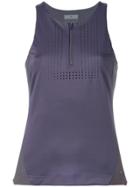 Adidas By Stella Mccartney Zip Down Tank Top - Grey