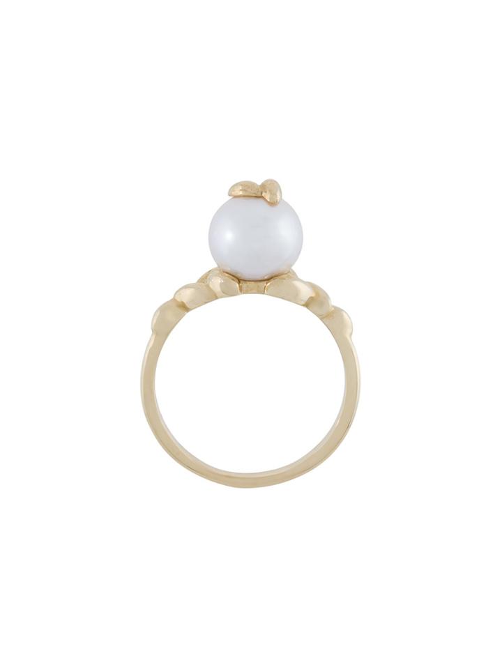 Bea Bongiasca Pearl Rice Ring - Yellow & Orange